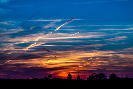 Abendstimmung sky dusk photo