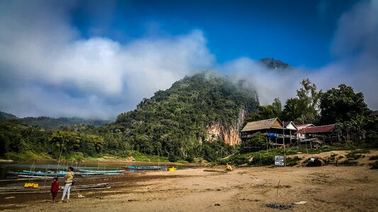 Countryside mekong river laos