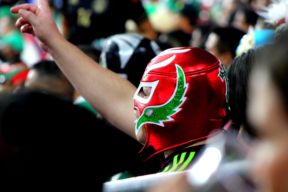 Wrestling mask mexican soccer