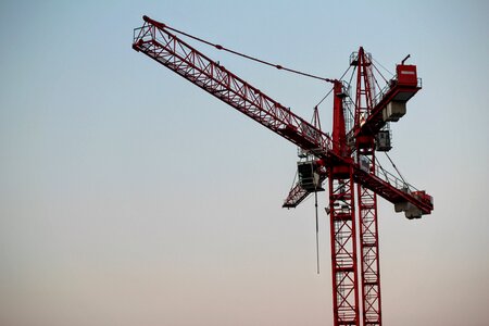 Crane construction machinery crane hooks photo