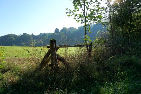 Pasture wood fence wood photo