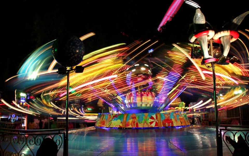 Carousel entertainment atmosphere