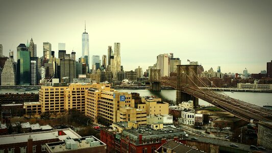 Brooklyn new york city skyline urban photo