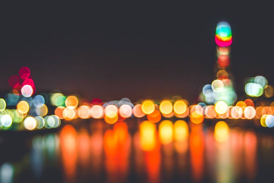 Night colorful evening