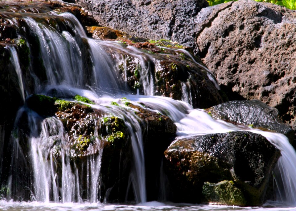 Nature liquid stream photo