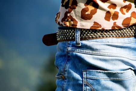 Blue jeans fashion of course photo