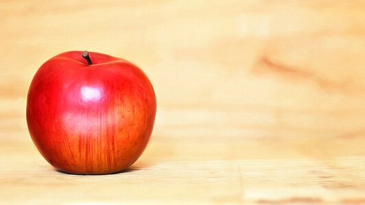 Red apple vitamins healthy