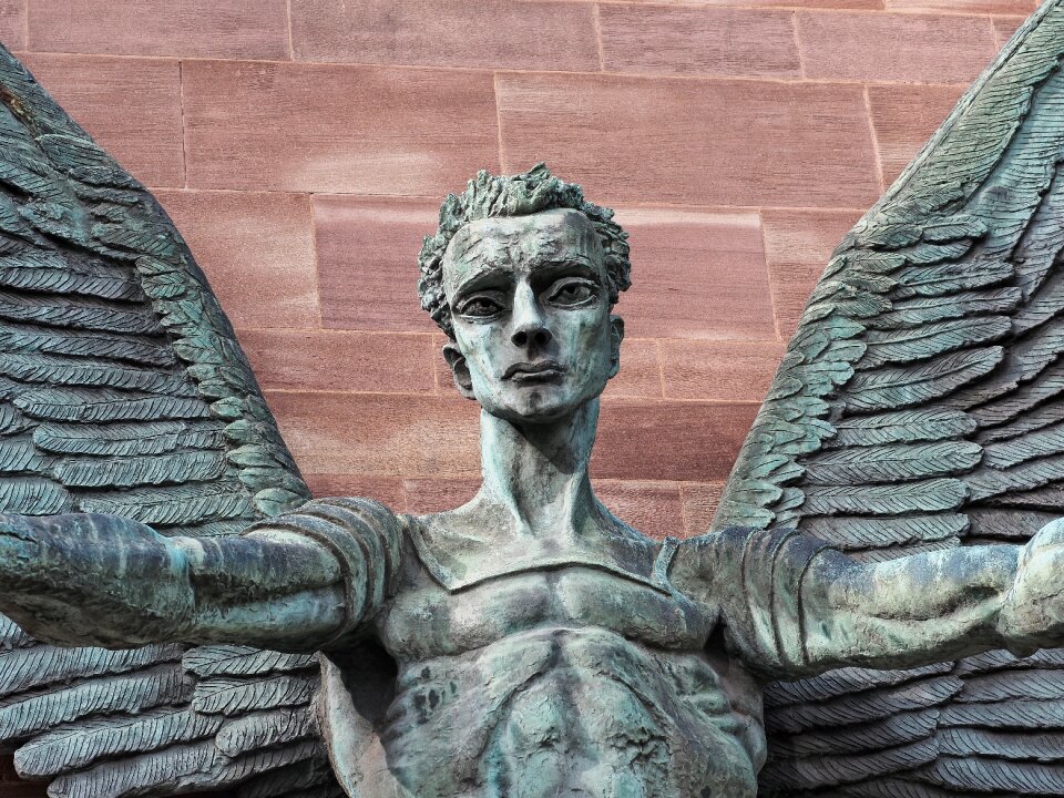 Sculpture archangel victory
