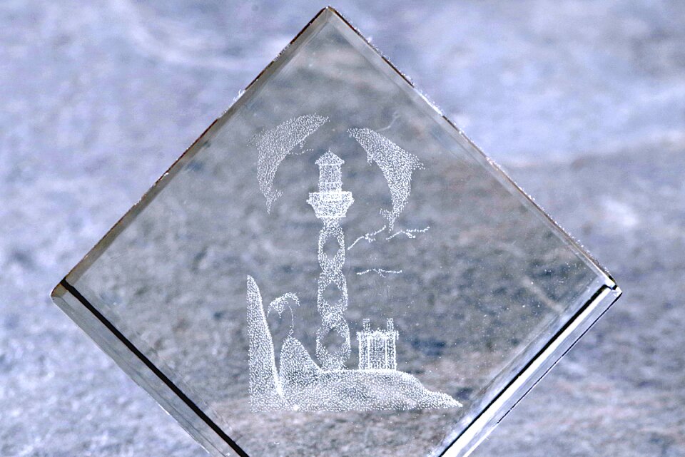 Delfin glass ornament