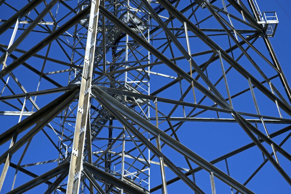 Transmission tower power energy