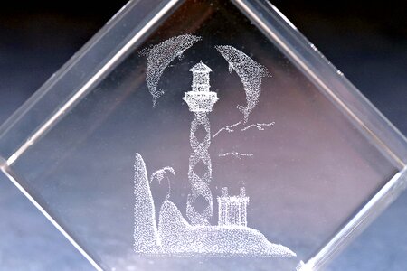 Delfin glass ornament
