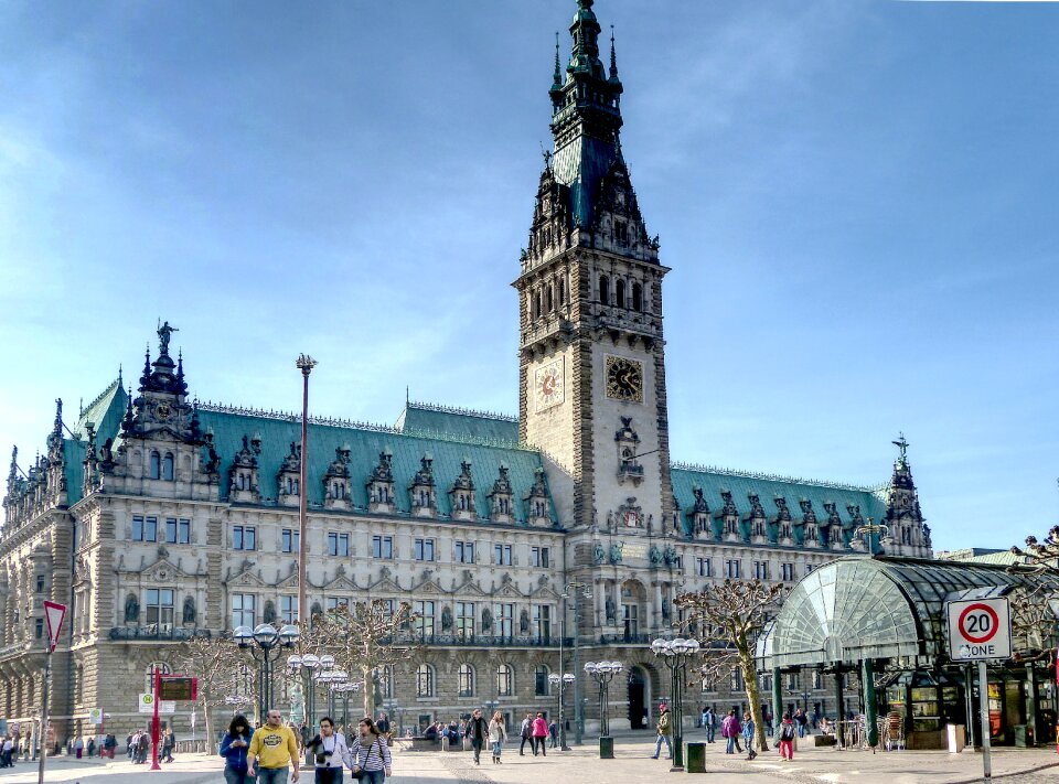 Hamburg town hall gbäude