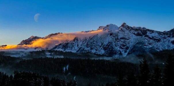 Sky sunset cold