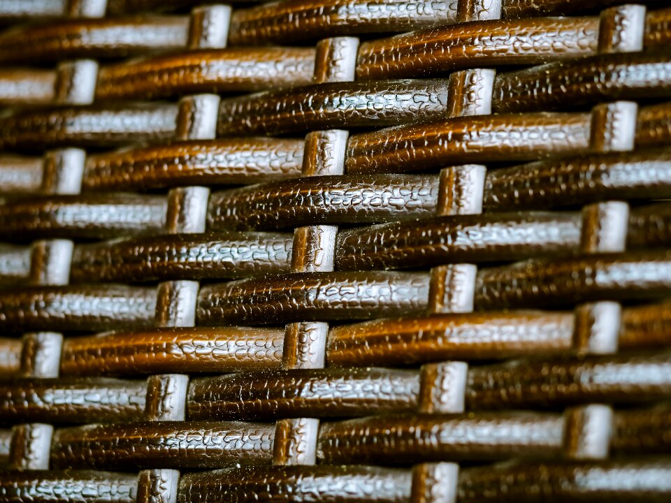 Natural material structure wattle