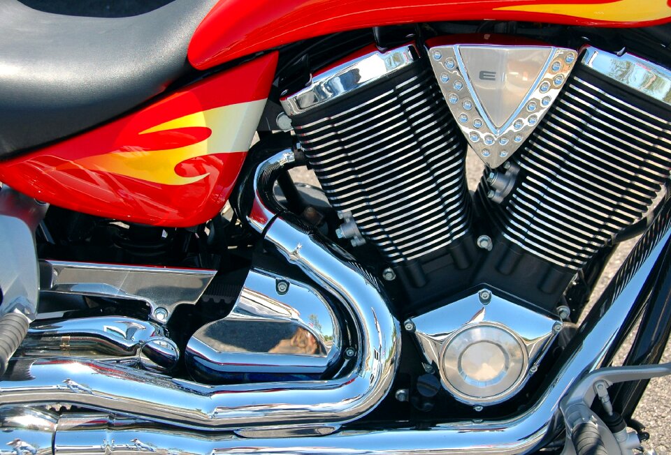 Shiny biker cycle