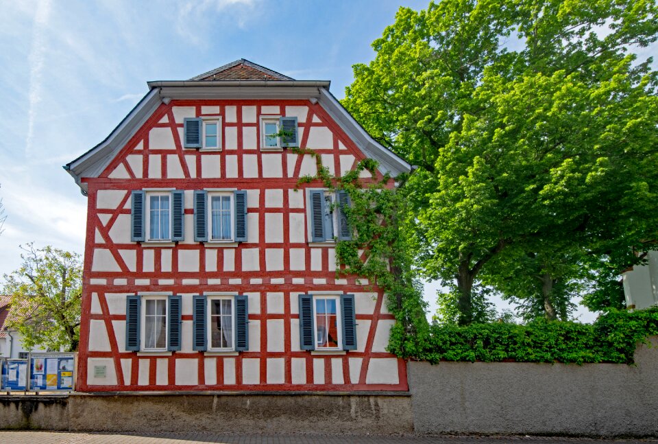 Germany historic center truss