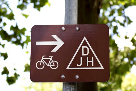 Bike shield street sign
