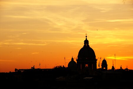 St peter's basilica abendstimmung architecture photo