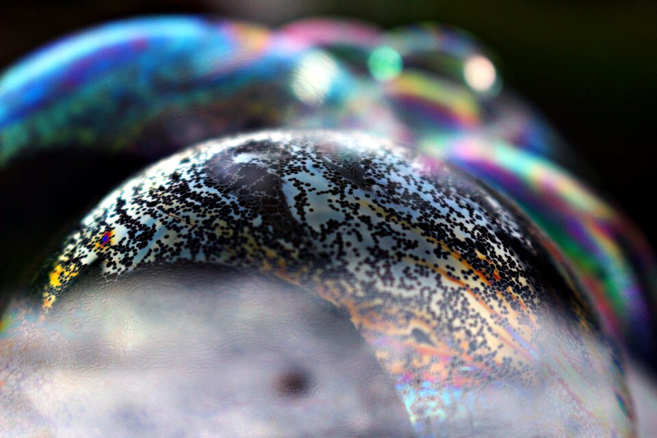Structure colorful frozen