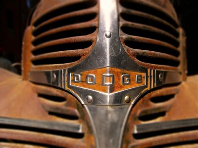 Retro vintage rusty