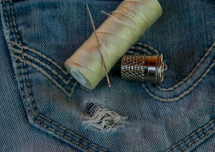 Worn hole couture