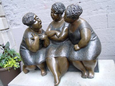 Woman sculpture architecture