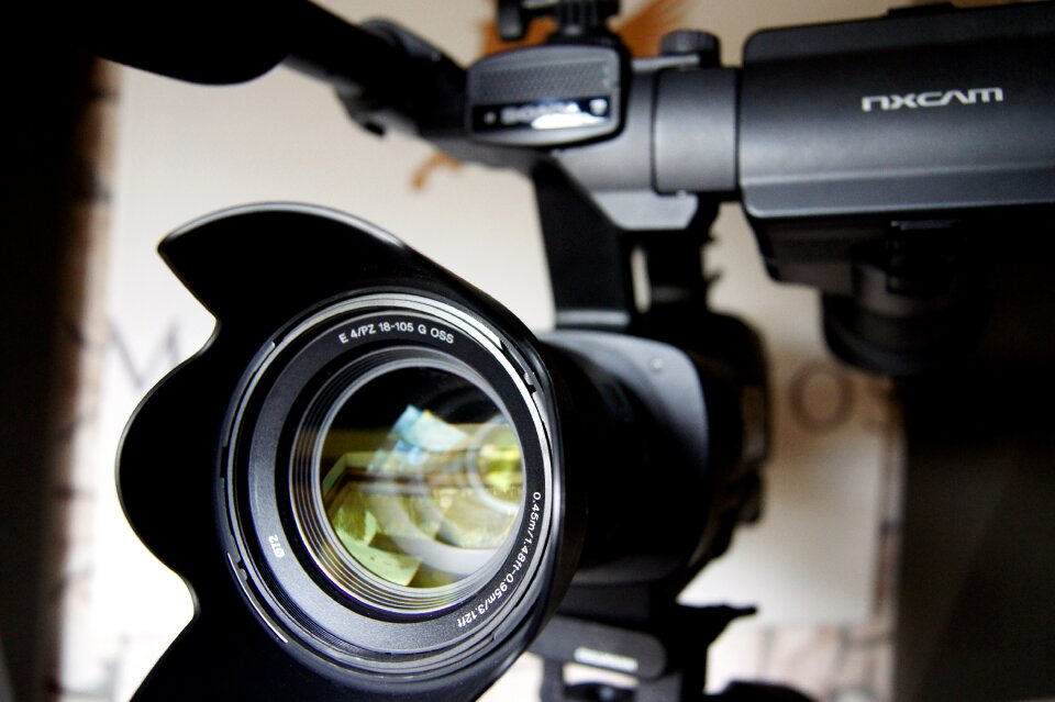 Photographer video lens