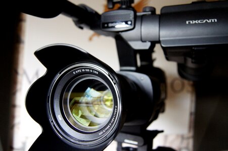 Photographer video lens