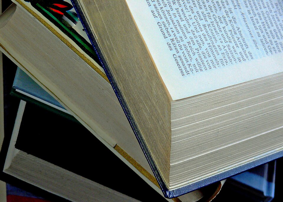 Literature read book pages