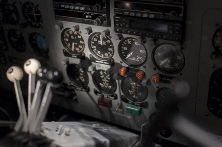 Panel instrument cabin