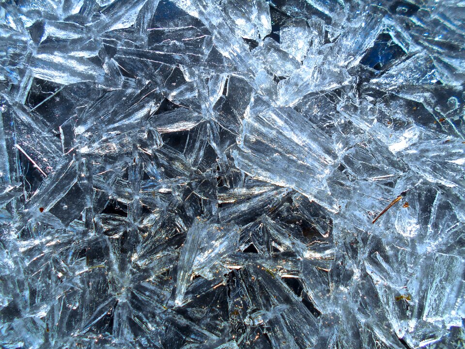 Winter ice formations texture