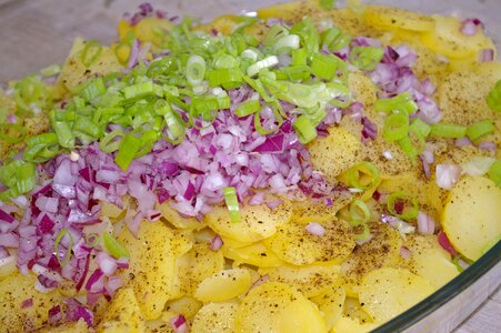 Salt potatoes salty lunch