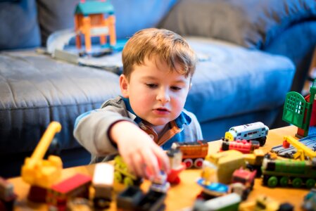 Playing locomotive railroad