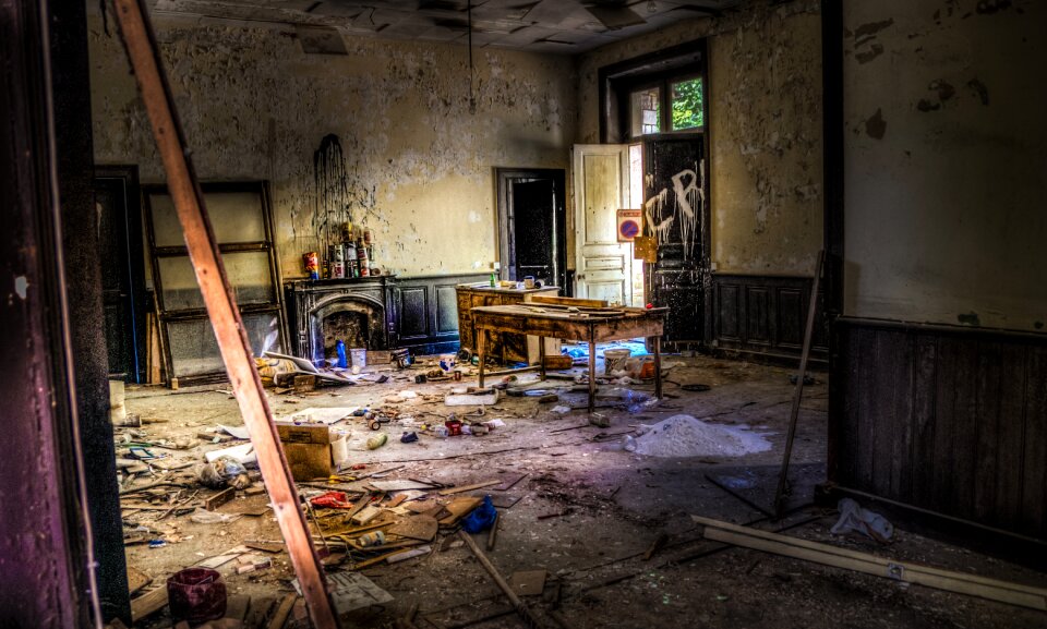 Squat abandoned building