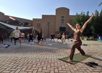 Asana instructor hatha yoga photo