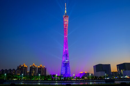 China evening light