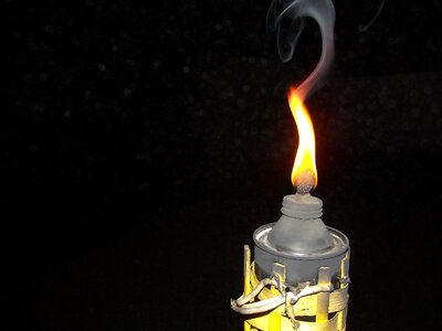 Light illuminated candela