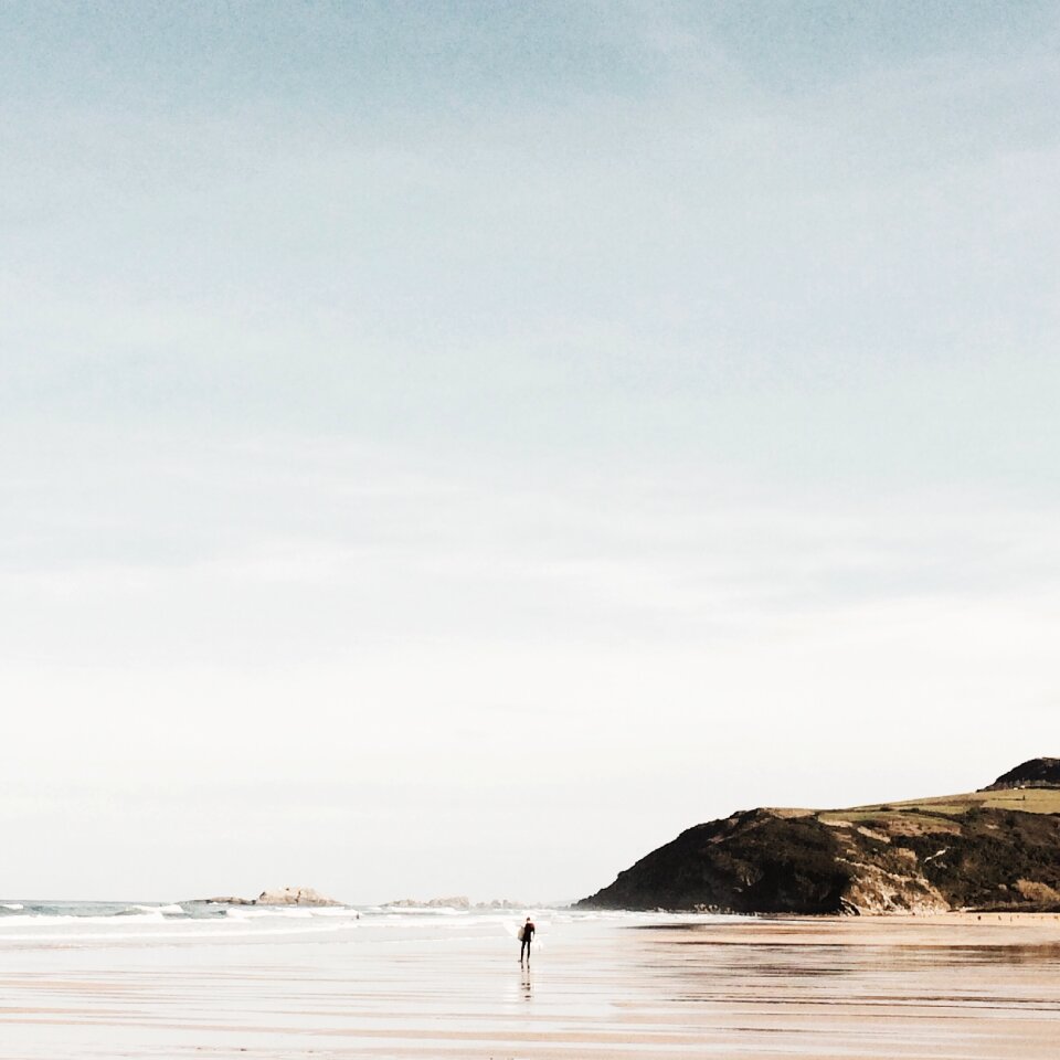 Zen peaceful ocean