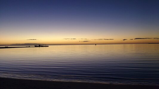 Coral bay australia sunset