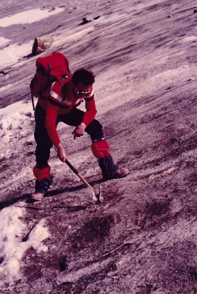 Mountaineering high mountains high-altitude mountain tour