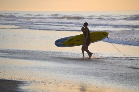 Beautiful beach surf photo