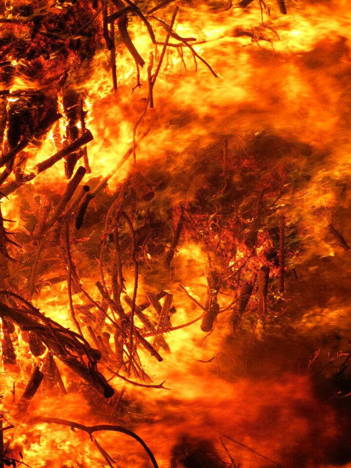 Fire conflagration destruction