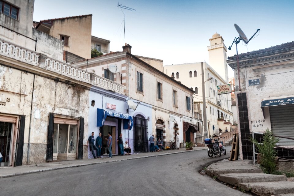 City mediterranean road