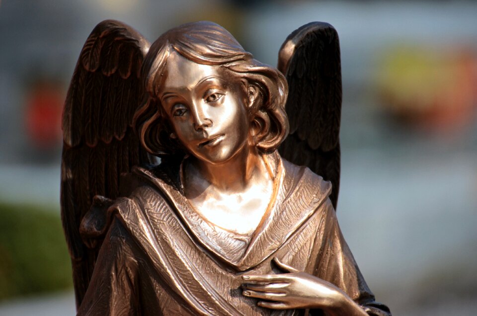 Statue angel figure symbol