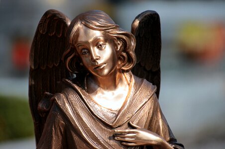 Statue angel figure symbol photo