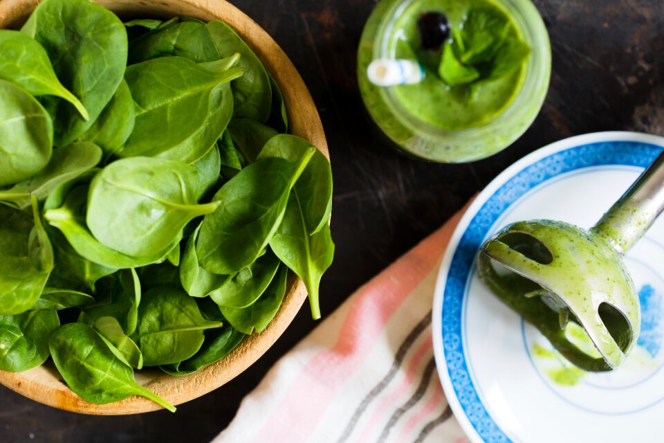 Healthy eating vegetables green