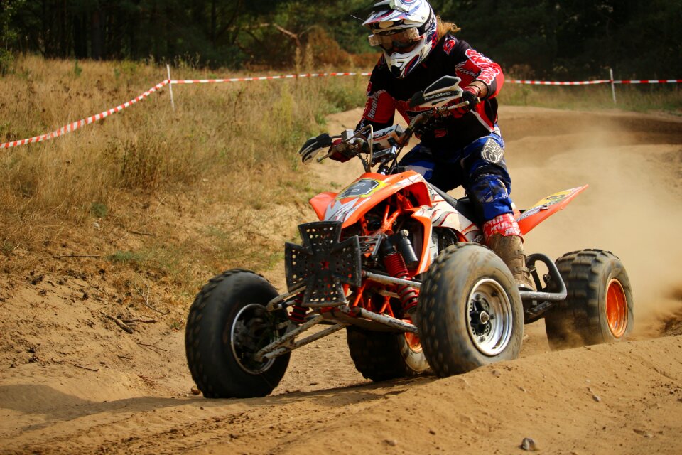 Enduro atv motocross ride