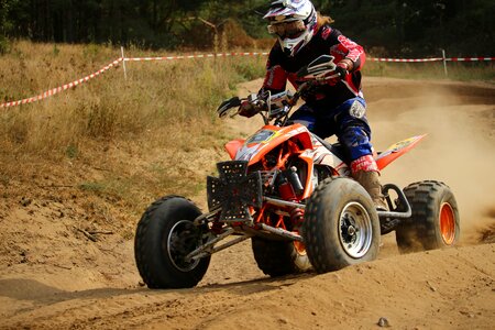 Enduro atv motocross ride