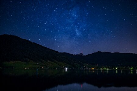 Starry sky sky night photo
