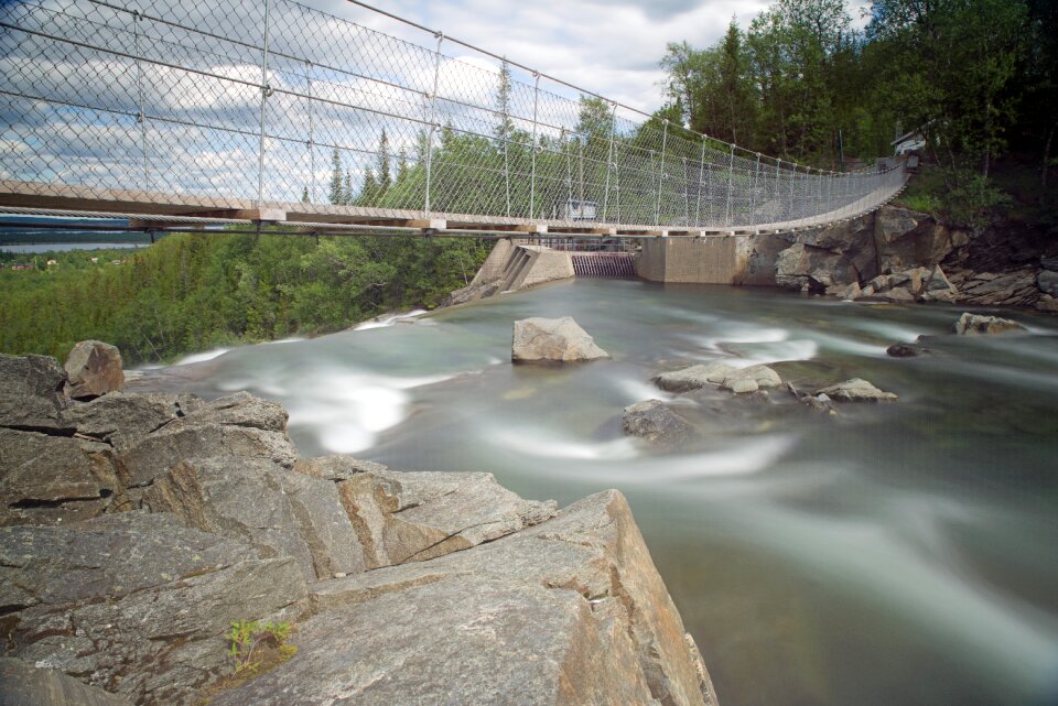 Landscape bridge water